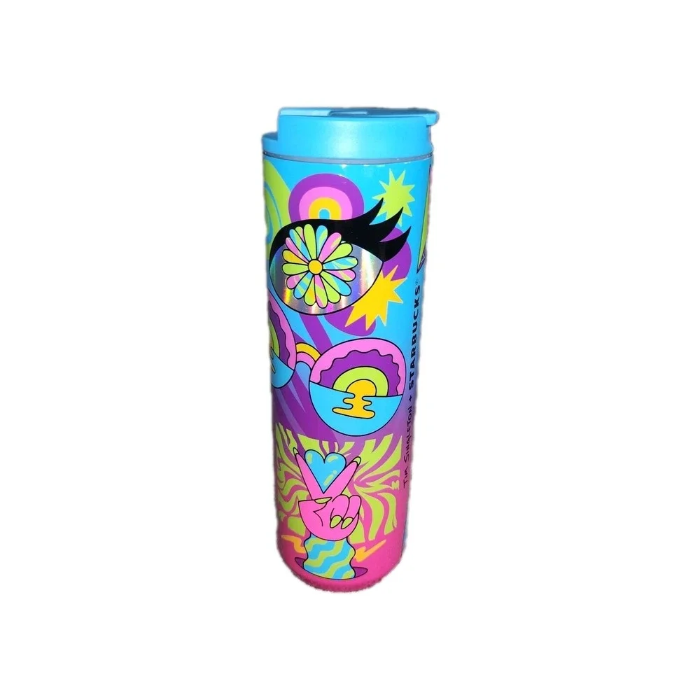 Starbucks Pride 2023 Tim Singleton Vacuum Insulated Tumbler 16 oz Travel Cup